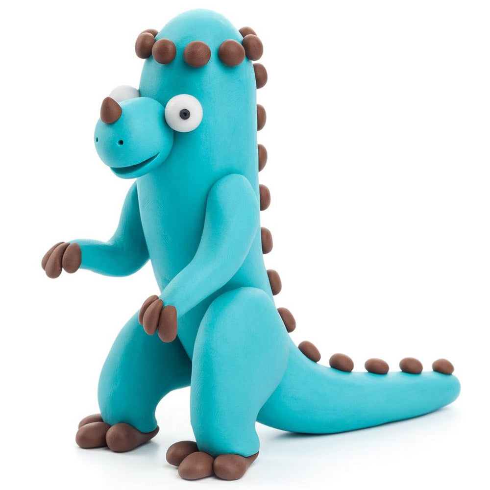 HEY CLAY -DIY Dinos: Stegosaurus, Pachycephalosaurus, Brachiosaurus Plastic Creative Modelling Air-Dry Clay For Kids 6 Cans