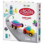 HEY CLAY - Happy Cars set Air-Dry Clay 6 Cans