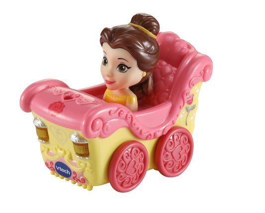 Vtech - Toot-Toot Drivers Belle's Enchanted Carriage, Disney Princess - Multicolour | Pretend Play Vehicle with Lights, Phrases and Songs, Interactive Toddler Toy  | ideal for ages 12 Months, 2, 3, 4+