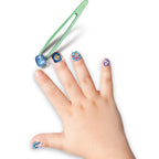 Avenir - Fancy Me Press-On Nails for Kids – Under the Sea | 24 Pre-Glued Artificial Nails with Tweezer | Easy Apply & Remove | Fun Nail Art Kit for Girls & Gift Set