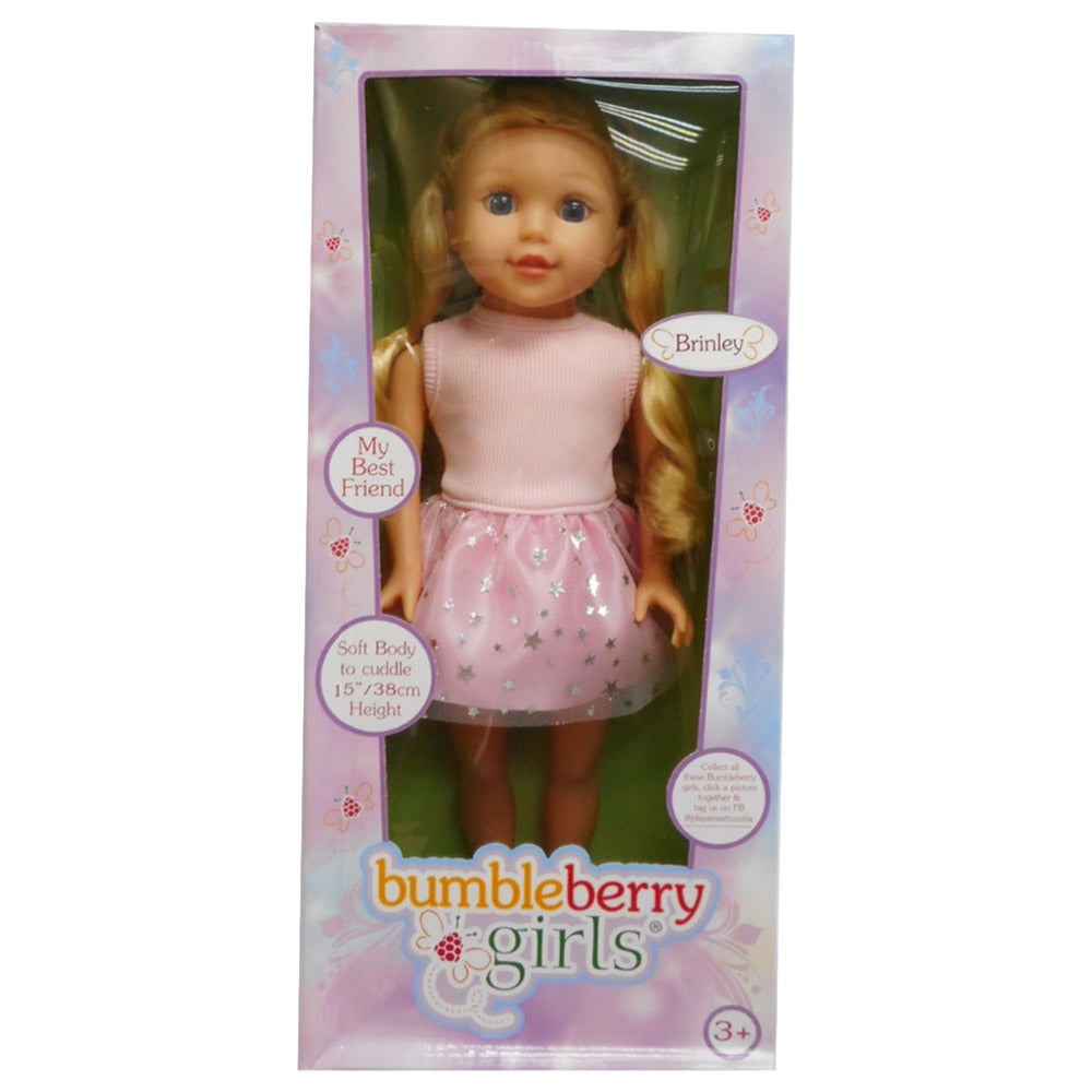 Lotus - Bumbleberry - Miss Brinley 15" - Soft Bodied Doll | Huggable Doll for Girls
