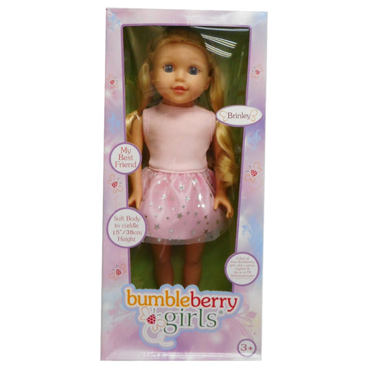 Lotus - Bumbleberry - Miss Brinley 15" - Soft Bodied Doll | Huggable Doll for Girls