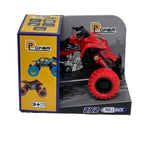 D-Power - Pullback Motorcycle Stunt Bike, Red | No Batteries Needed, Fun for All Ages | 3+