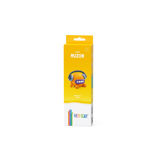 HEY CLAY – DIY Muzon Plastic Creative Modelling Air-Dry Clay For Kids 3 Cans