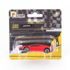 D-Power 1:64 Diecast Lamborghini Aventador LP 750-4 Superveloce – Licensed Collectible Model Car (Assorted Colors Blue / Red, 1 Piece) | Metal Body, Free-Rolling Wheels