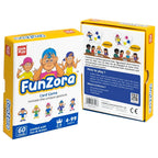 Unik Play - Funzora Card Game | Easy to Learn, Playing Card Games, Fun Family Brain Games Birthday | Boys & Girls Age 6+