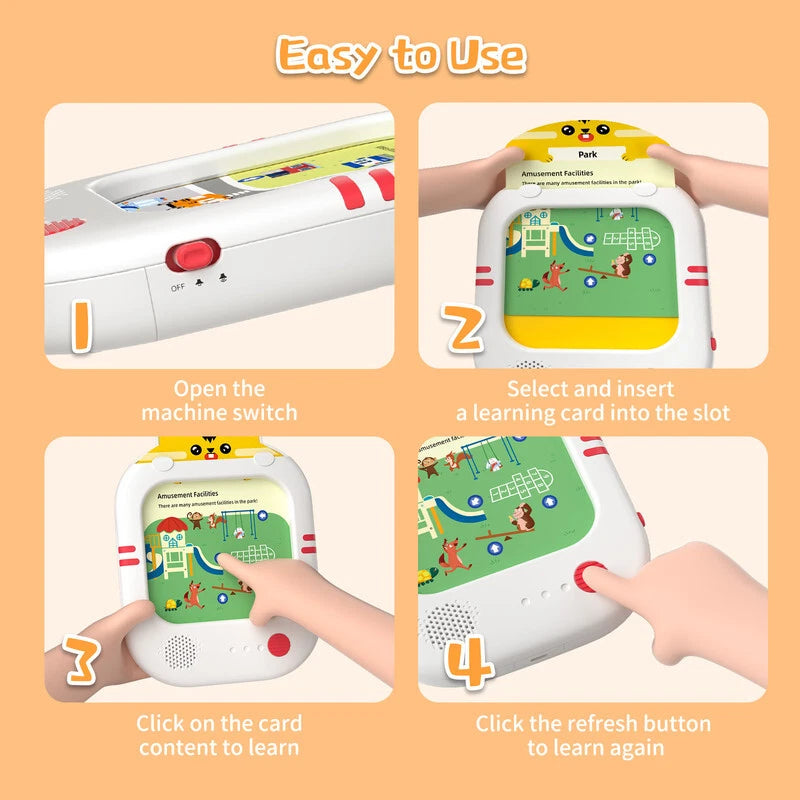 Alilo - Logical Thinking Learning Tablet, Q1 | 10 Educational Games for Kids - ABCs, Numbers, Spelling, Safe & Fun, Early Development | 3+