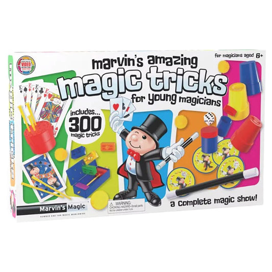 Marvin’s Magic Simply Magic – Amazing 300 Magic Tricks Set for Kids & Beginners | Easy-to-Learn Illusions, Step-by-Step Instructions | Magic Kit for Ages 6+