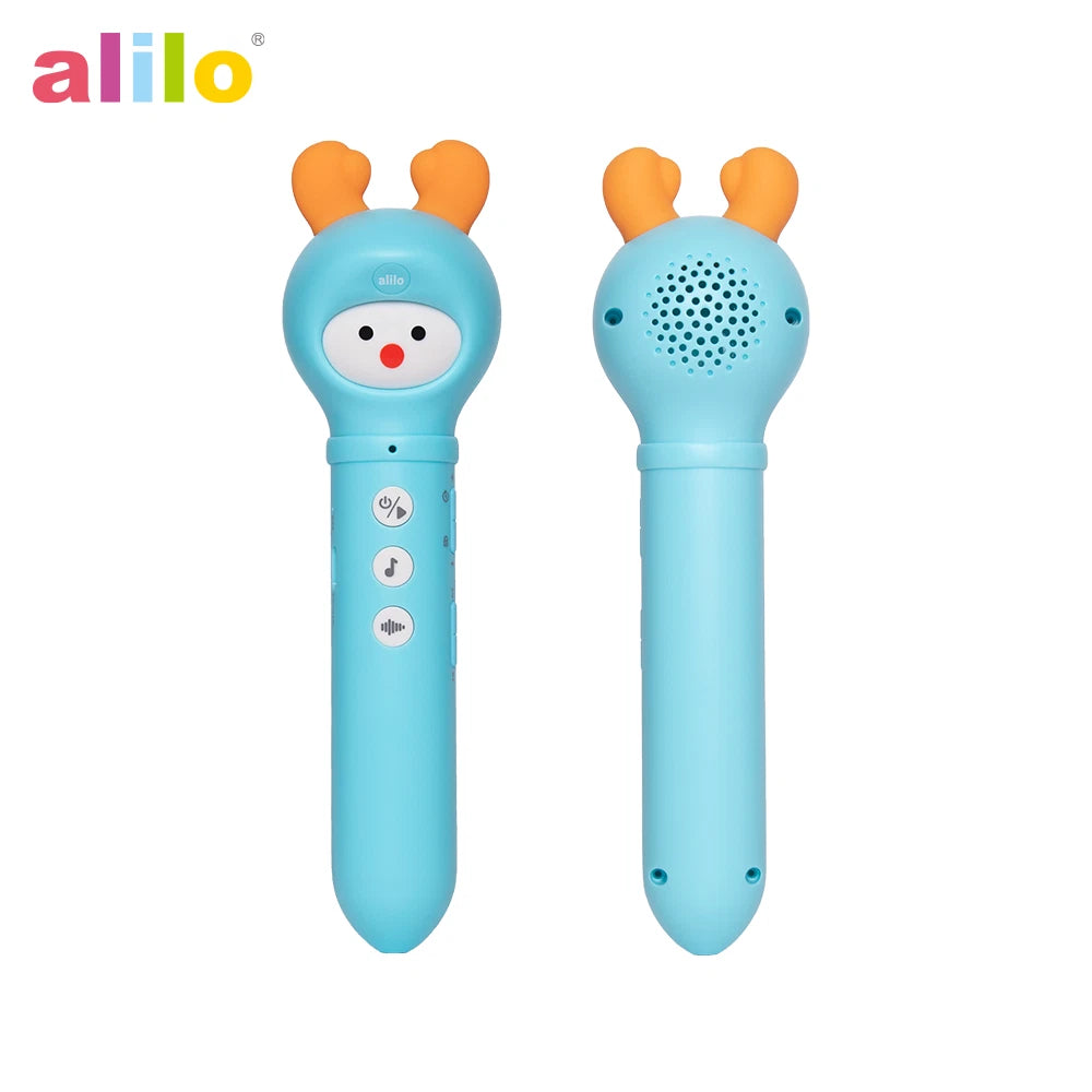 Alilo - Early Educational Talking Pen, D3C | Fun Learning, 45 Nursery Rhymes, 100 Cognitive Cards, Voice Recording, Safe & Eco-friendly | 3+
