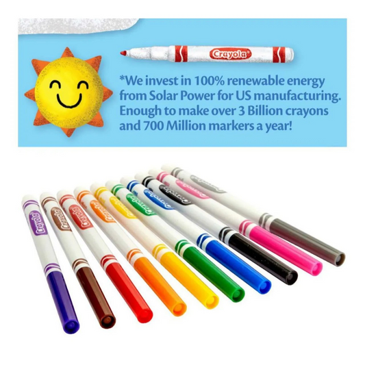 Crayola 10 Classic Fine Line Color Max Markers