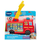 VTech Rescue Buddies Fire Engine, Songs & Learning Discovery Station, Easy-Touch Buttons, Ages 12–36 Months