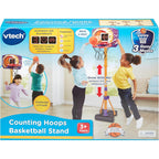 Vtech -Interactive Kids Basketball Hoop with Electronic Scoreboard | Height Adjustable Stand, LED Backboard & 3 Built-In Games | Preschool Basketball Toy for Ages 3–6 Years