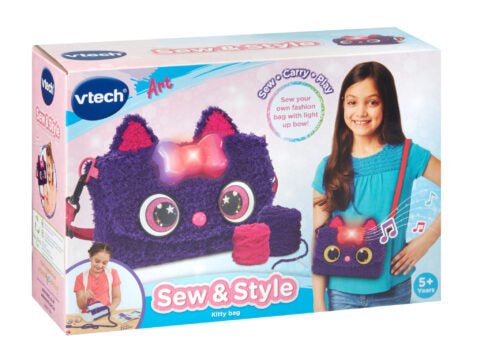 Vtech -SEW & STYLE-UNICORN Sewing kit Bag - Multicolour | The perfect way to combine crafting with play! | Suitable ages 5 + up