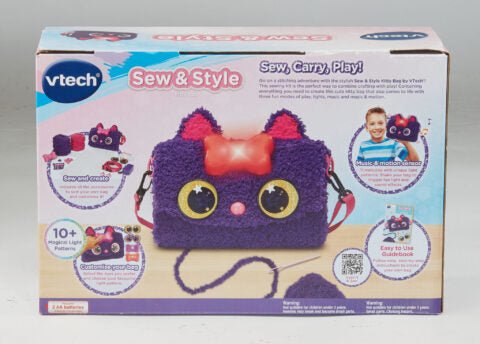 Vtech -SEW & STYLE-UNICORN Sewing kit Bag - Multicolour | The perfect way to combine crafting with play! | Suitable ages 5 + up